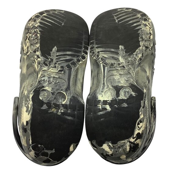 Crocs Classic Baya Clog Marble Black & White Men 9 Women 11 - Picture 5 of 5